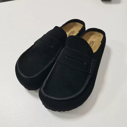 Classic Genuine Leather Slip-On Loafers