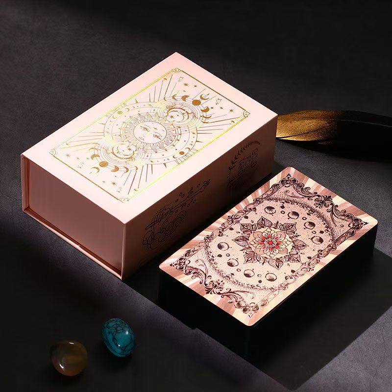 Classic Gold Foil Tarot Cards with Guide
