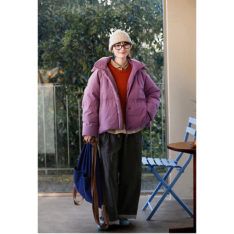 Classic Lavender Purple Women's Down Jacket