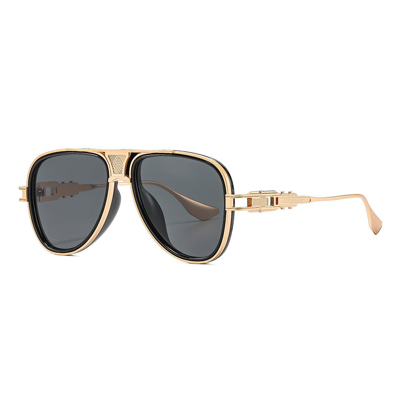 Classic Metal Aviator Sunglasses with UV400 Protection