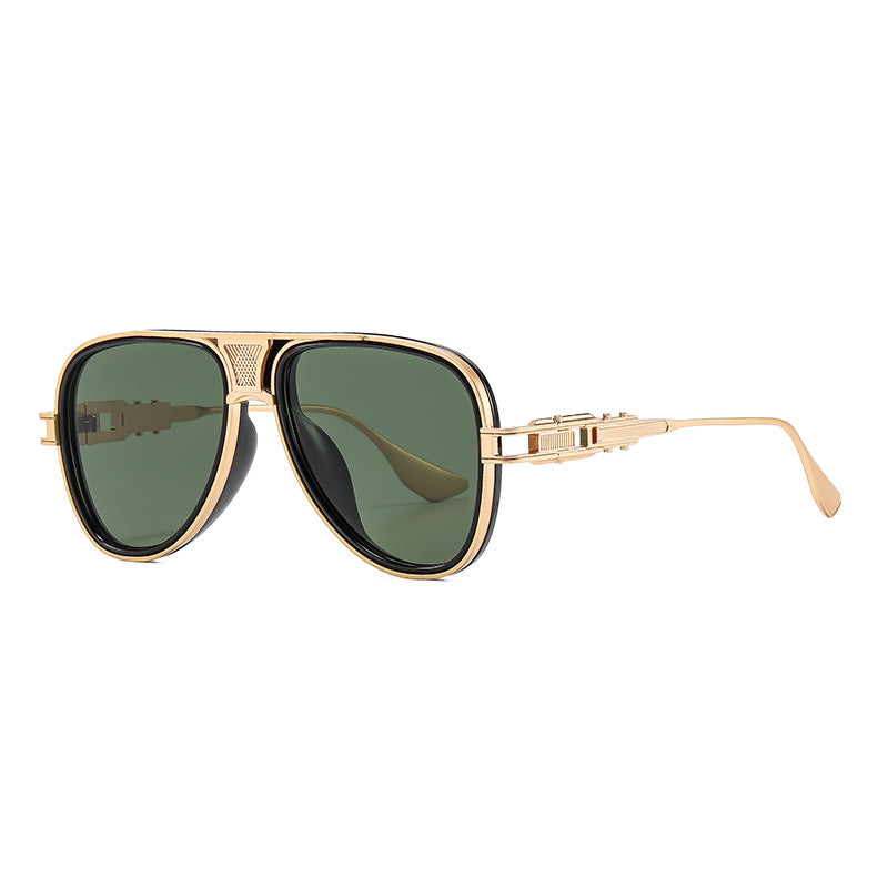 Classic Metal Aviator Sunglasses with UV400 Protection
