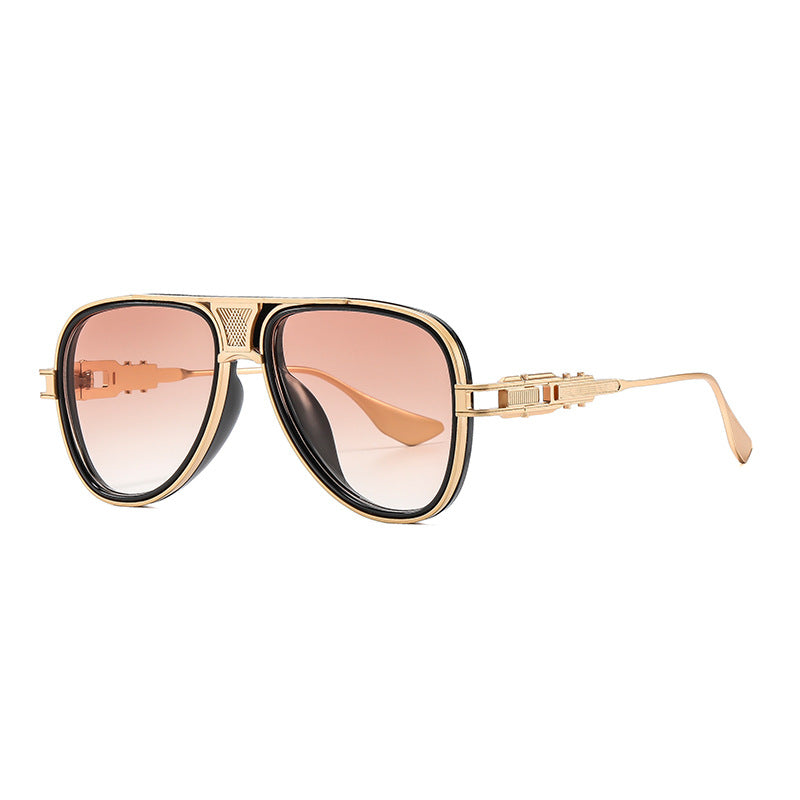 Classic Metal Aviator Sunglasses with UV400 Protection
