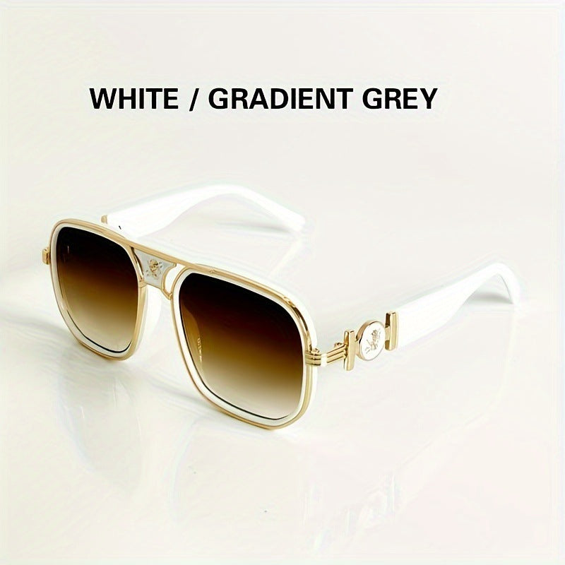 Classic Metal Frame Polarized Sunglasses UV400 Protection