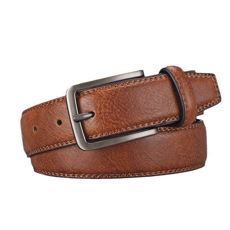 Classic Pin Buckle Mens Belt