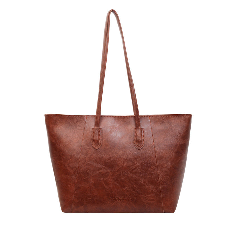 Classic PU Leather Tote Bag