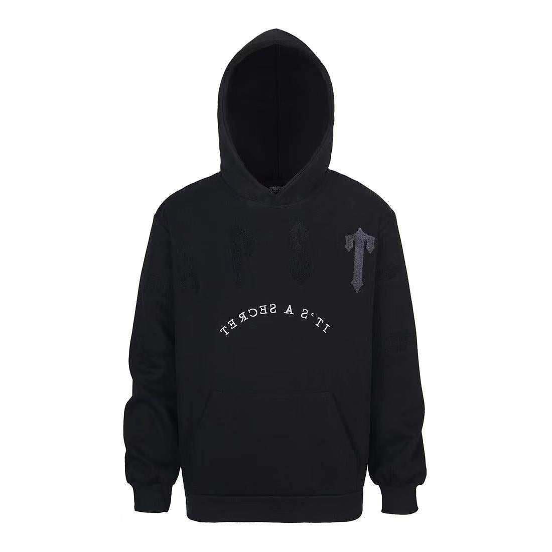 Classic rainbow gradient letter hoodie set