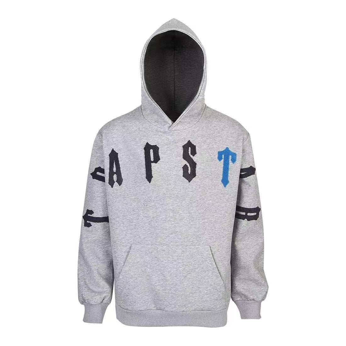 Classic rainbow gradient letter hoodie set