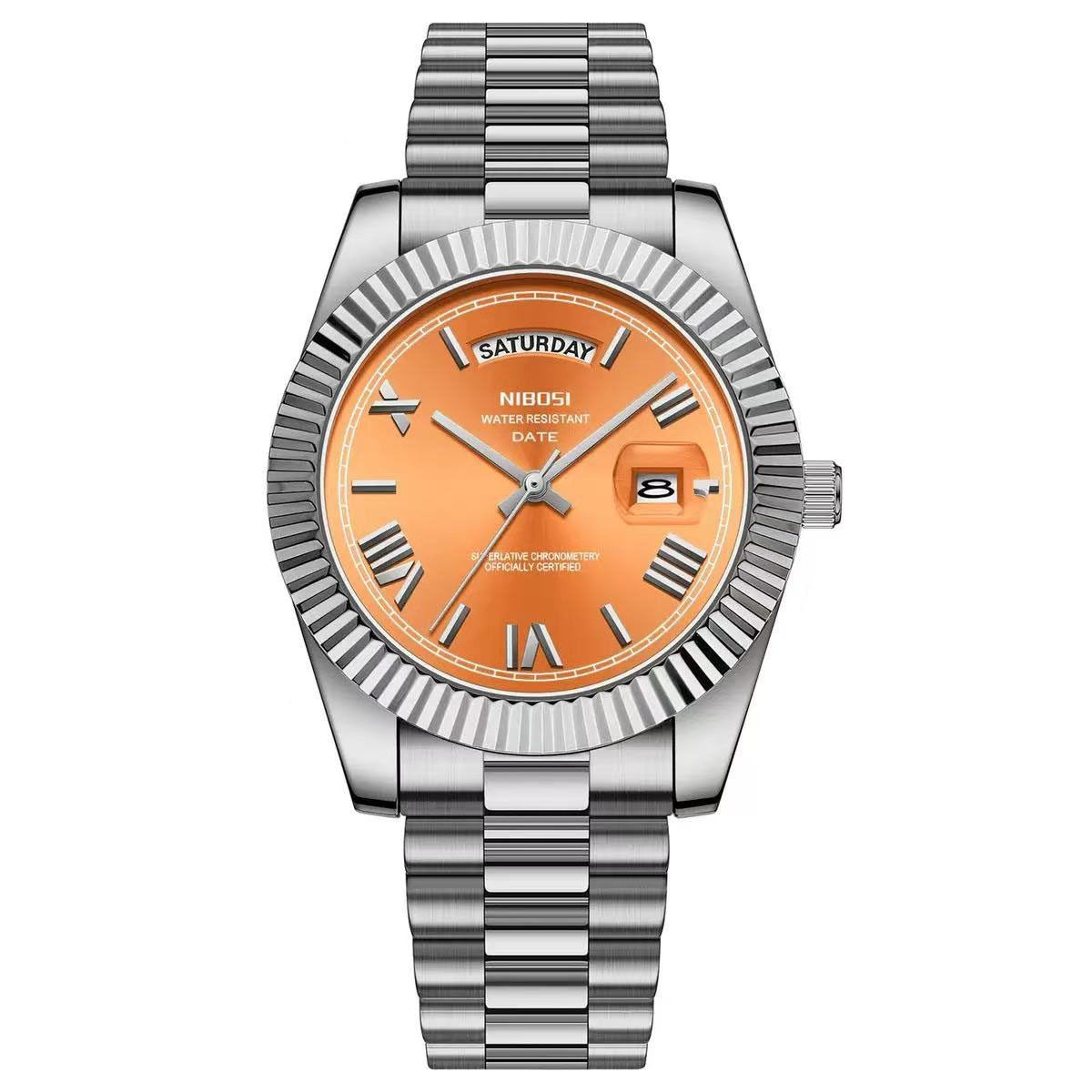 Classic Retro Calendar Watch
