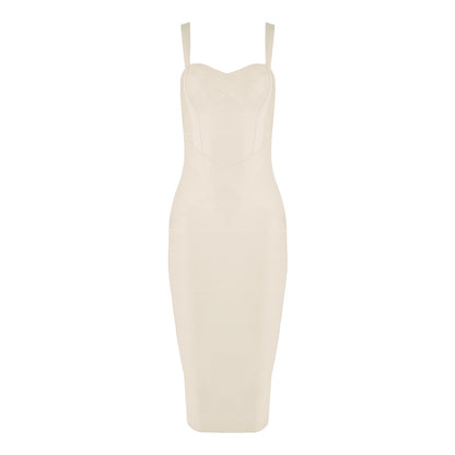 Classic Sexy Strap Bandage Long Dress
