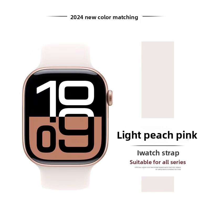 Classic silicone watch strap