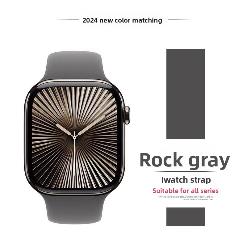 Classic silicone watch strap
