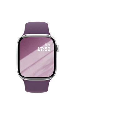 Classic silicone watch strap