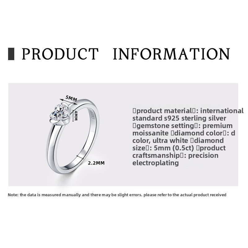 Classic Six-Claw Moissanite Ring