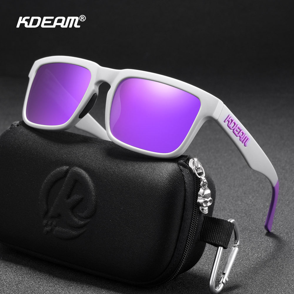 Classic Square Polarized Sunglasses for Outdoor Sports