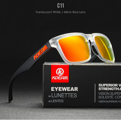 Classic Square Polarized Sunglasses for Outdoor Sports