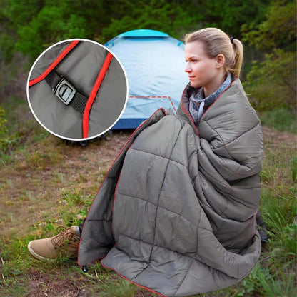 Classic Square Travel Blanket Waterproof Warm Multi-purpose