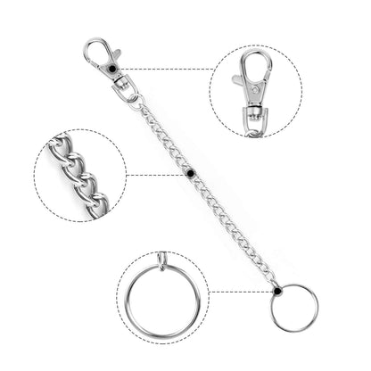 Classic Stainless Steel Key Chain Fashion Accessory