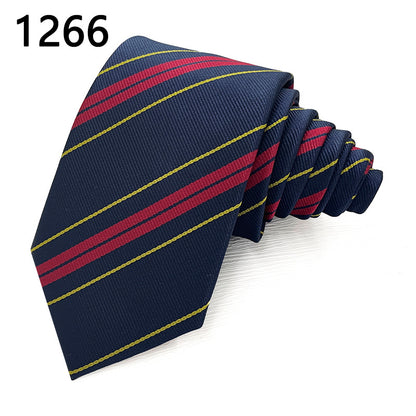 Classic Striped Polyester Tie