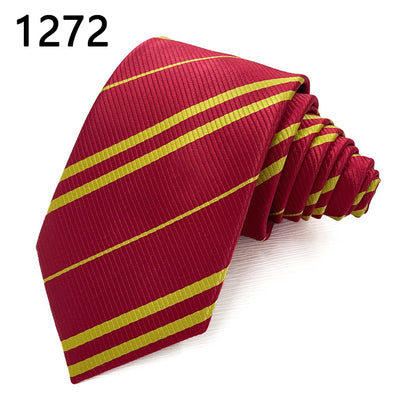 Classic Striped Polyester Tie