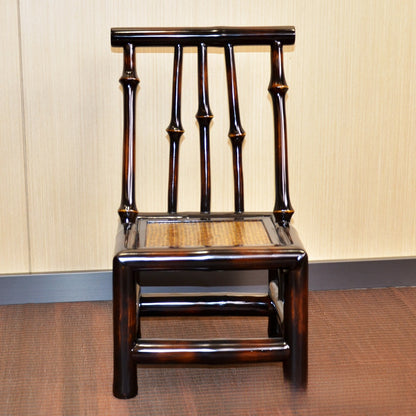 Classical Bamboo Stool with Backrest