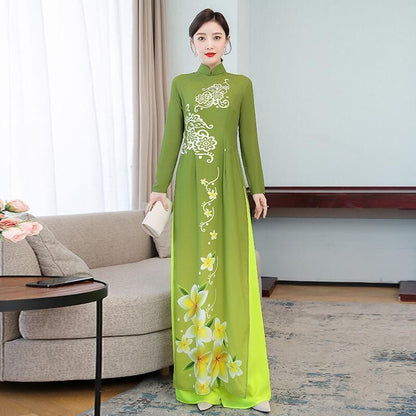 Classical Chinese-style dress and skirt set
