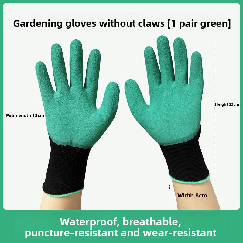 Claw Gardening Gloves with Latex Coating