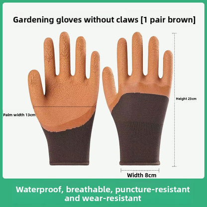Claw Gardening Gloves with Latex Coating