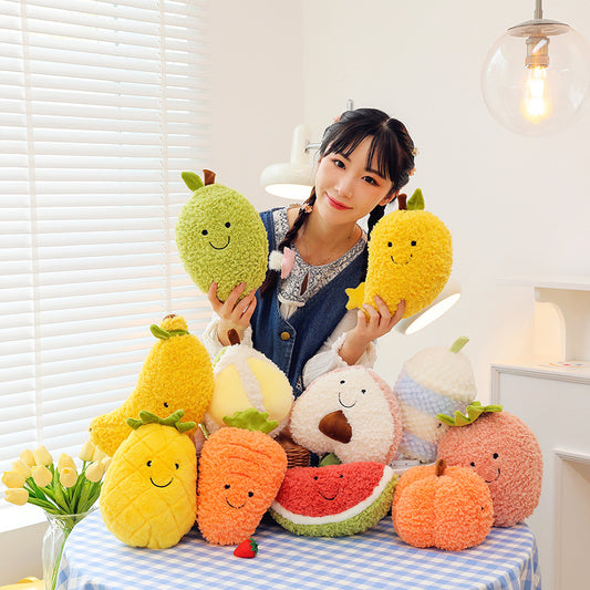 Claw machine fruit and vegetable series plush toys