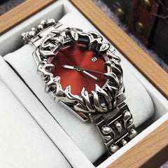 Deep red