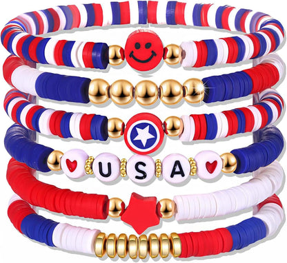 Clay Bracelets Set