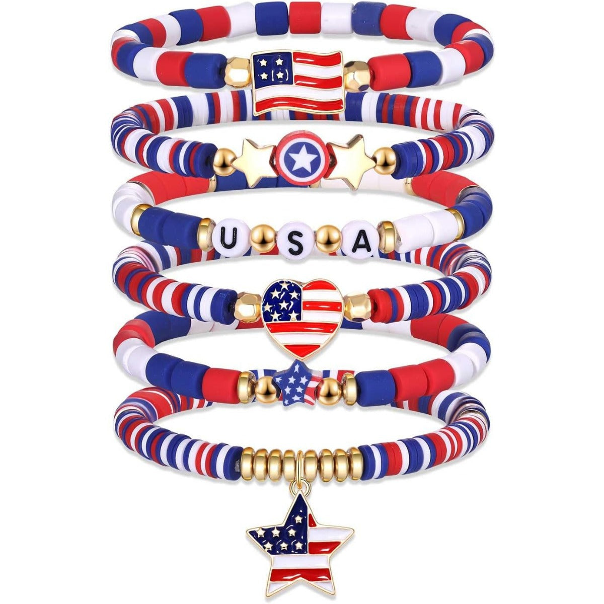 Clay Bracelets Set