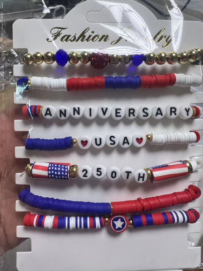 Clay Bracelets Set