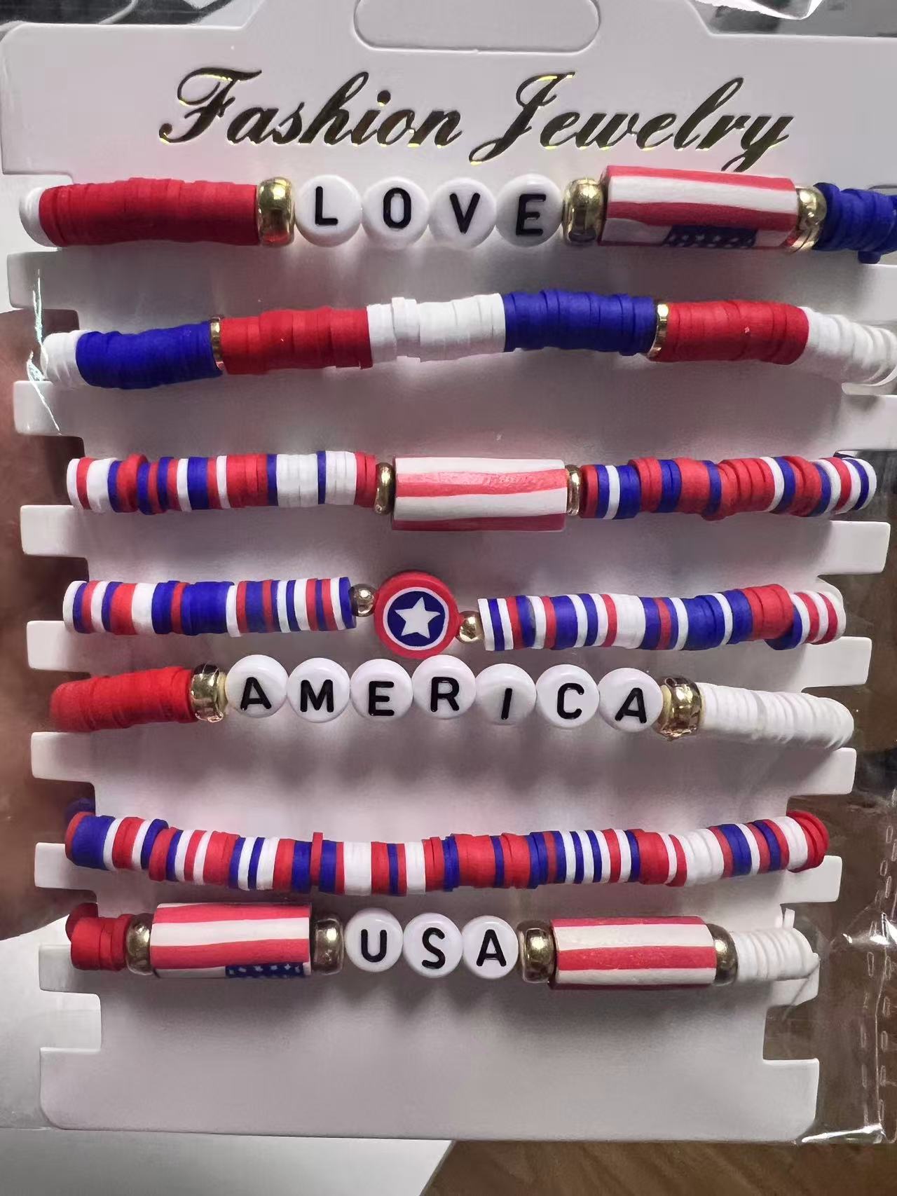 Clay Bracelets Set