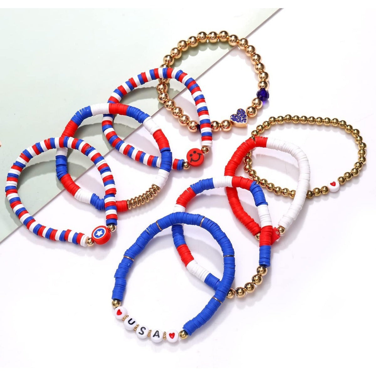 Clay Bracelets Set