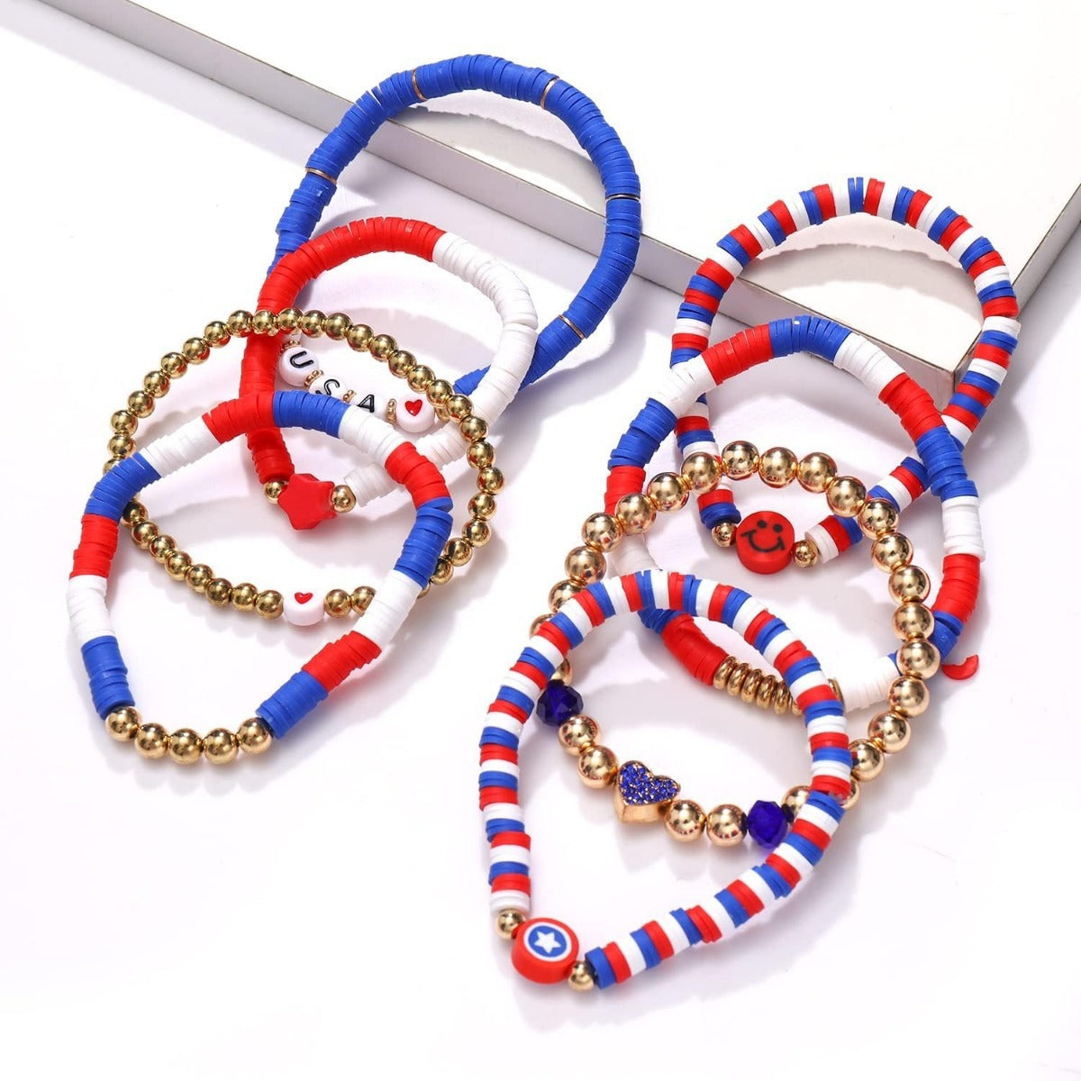 Clay Bracelets Set