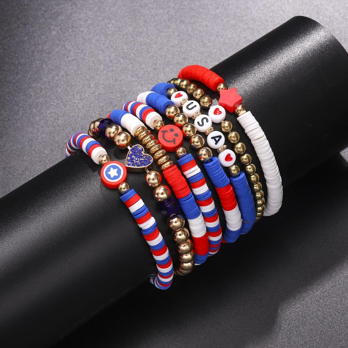 Clay Bracelets Set