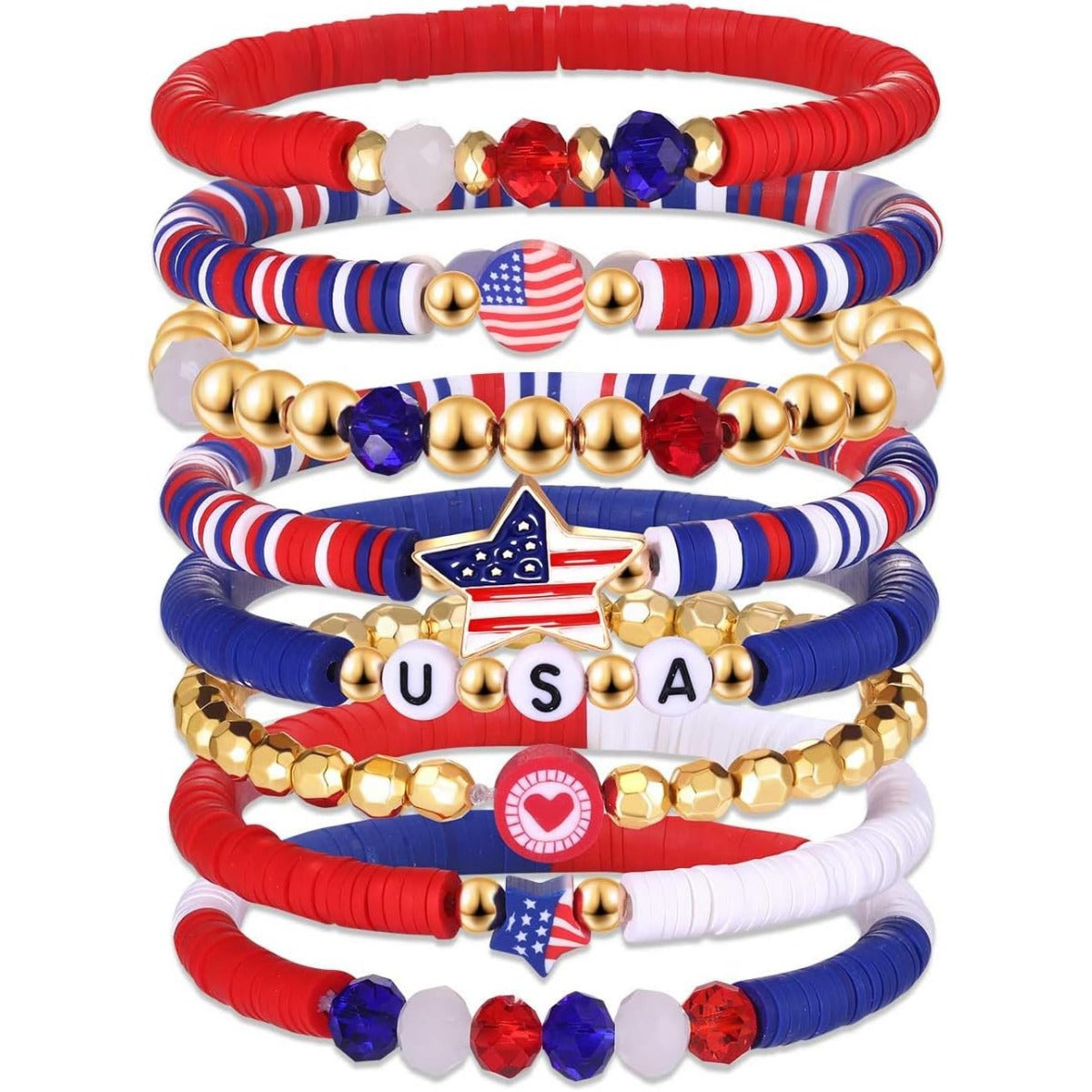Clay Bracelets Set
