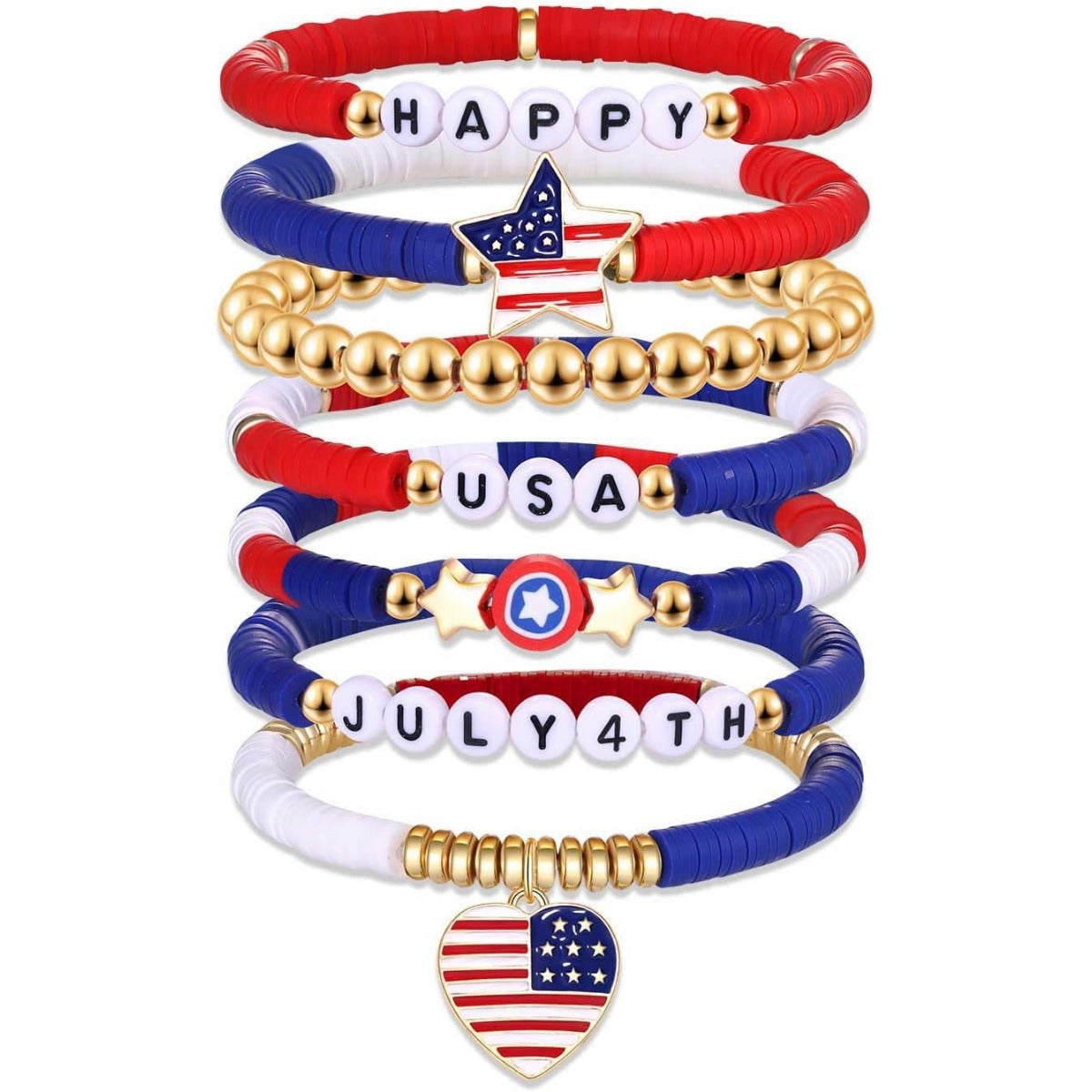 Clay Bracelets Set