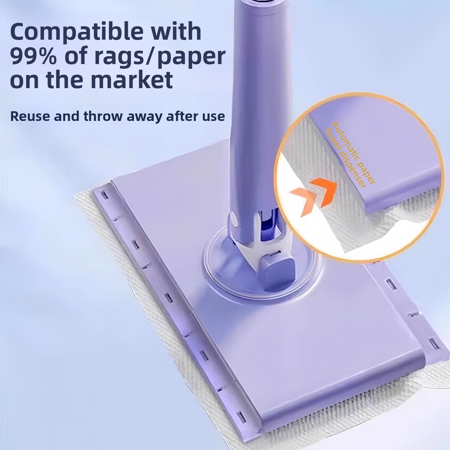 Clean mop towel