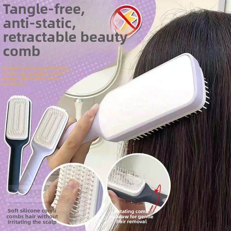 Cleaning adjustable massage air cushion comb