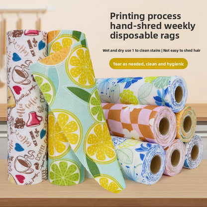 Cleaning cloth roll