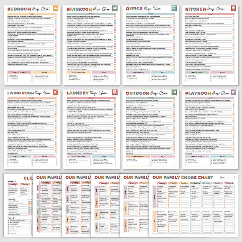 Cleaning planner