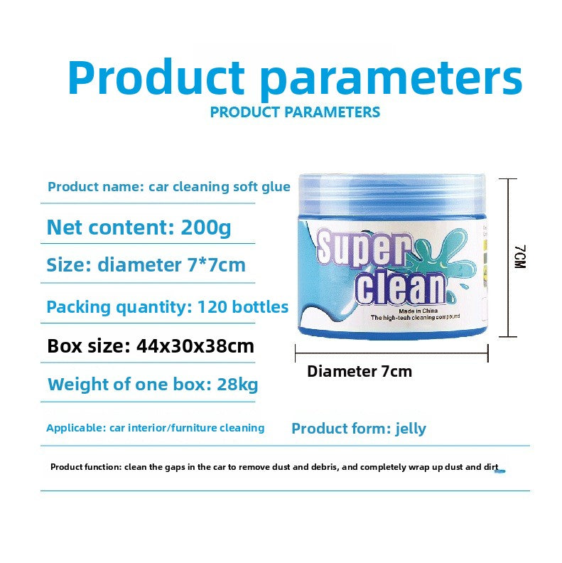 Cleaning putty gel