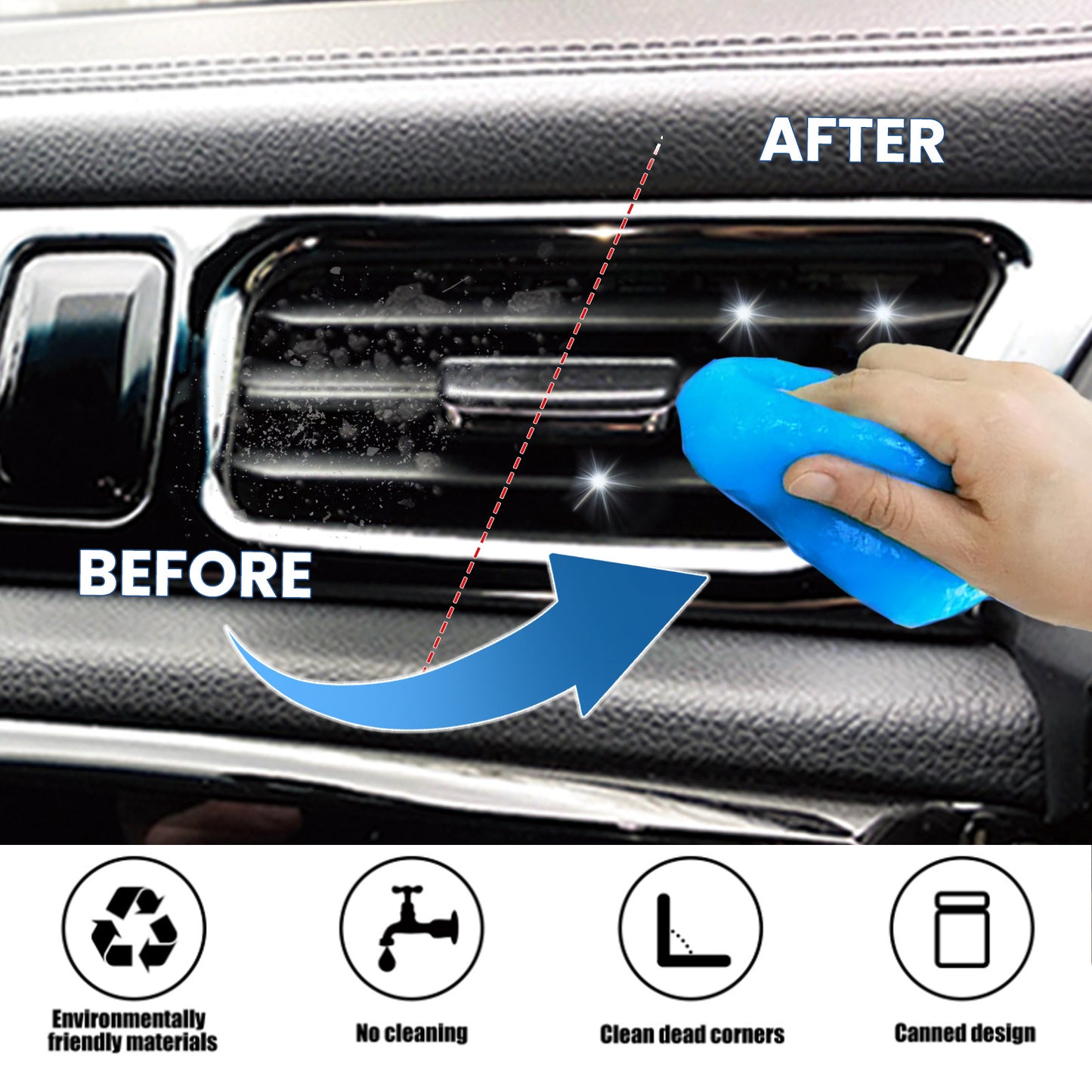 Cleaning Putty Glue