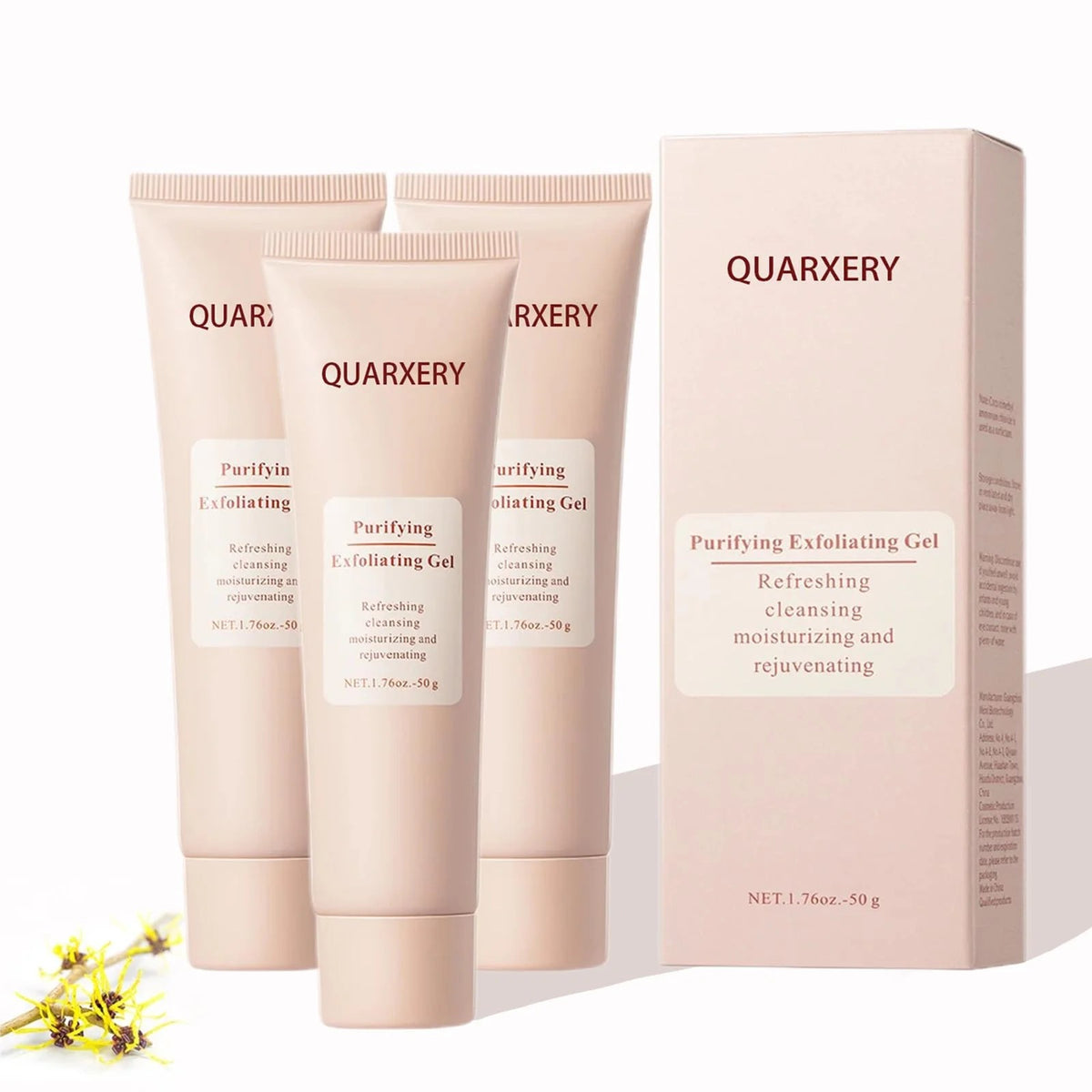 Cleansing exfoliating gel