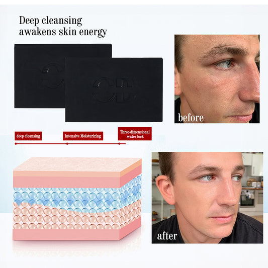 Cleansing facial soap