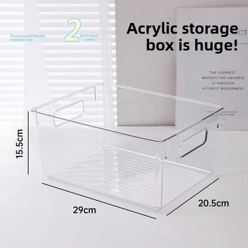 clear storage box