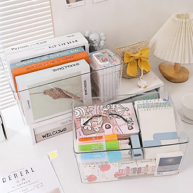 clear storage box