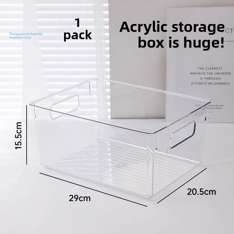 clear storage box