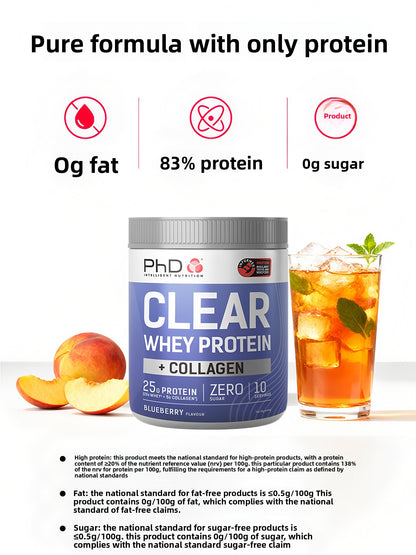 Clear Whey Protein Collagen Powder